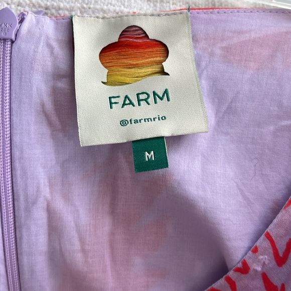 Farm Rio Lilac Color Birds Midi Size:M (NWOT) - Picture 9 of 11